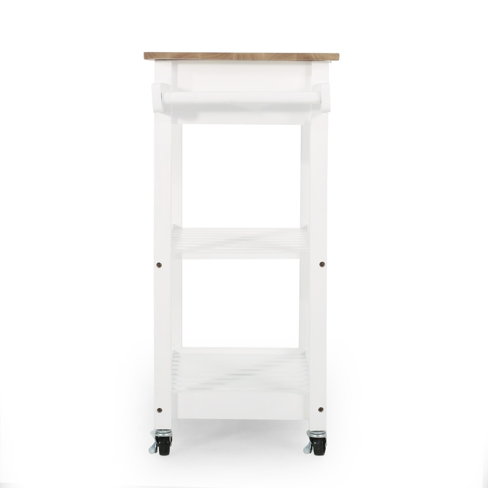 Dade Kitchen Cart with Wheels by Christopher Knight Home