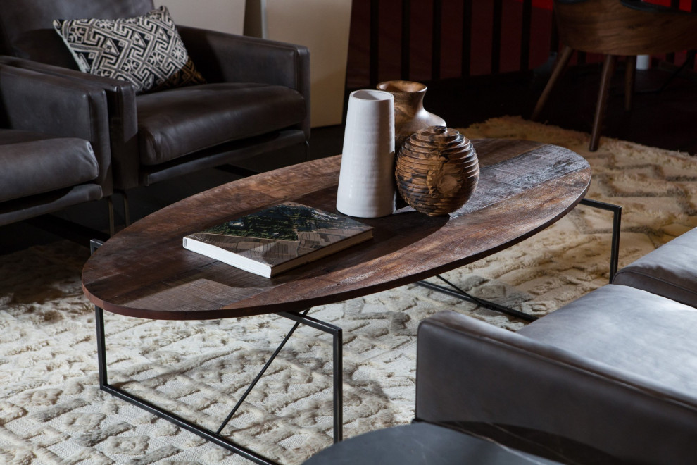 Adyan Coffee Table   Industrial   Coffee Tables   by Rustic Home Furniture Deco  Houzz