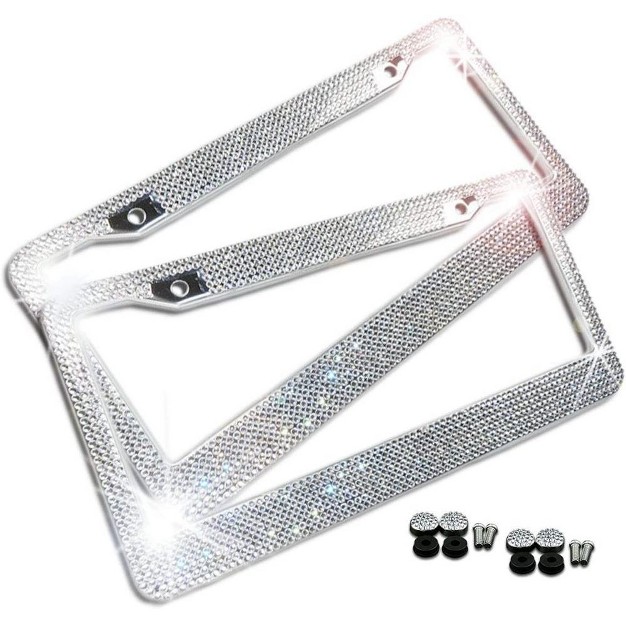 Shiny Bling License Plate Frame