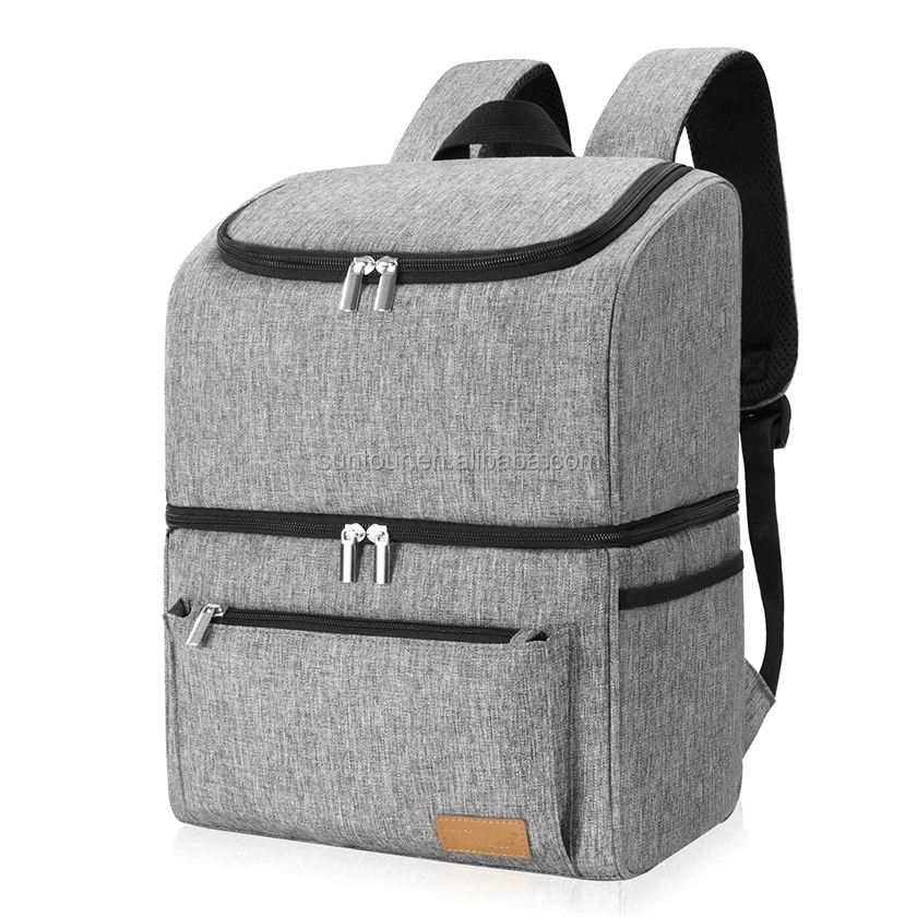 Leakrproof Insulated Lightweight cooler backpack Double layer custom  lunch bag cooler 3 12 hour insulated  picnic bag cooler