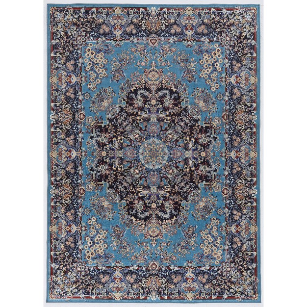 Emerald Martin Rug Blue navy Linon