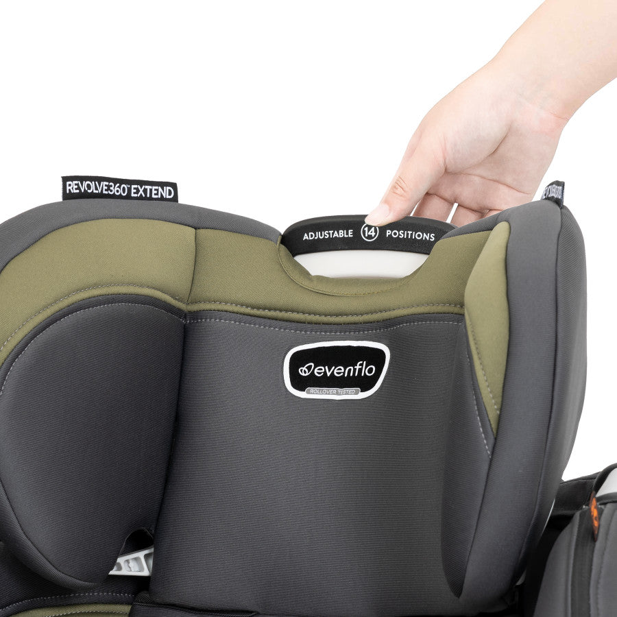 Revolve360 Extend Rotational All-in-One Convertible Car Seat with Quick Clean Cover