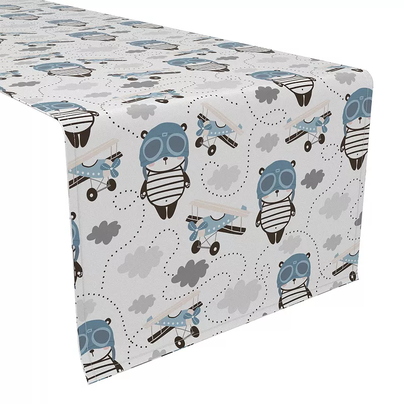 Table Runner， 100% Polyester， 12x72， Panda Pilot