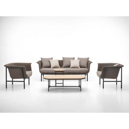 WICKED LOUNGE SOFA 3S + COUSSINS D'ASSISE CAT. C