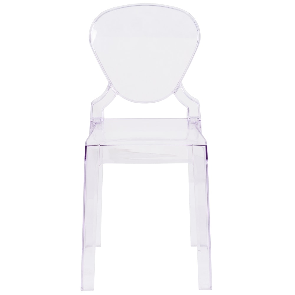 Chair with Tear Back in Transparent Crystal   Wedding Chairs   15.75\