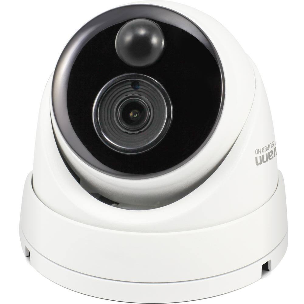 Swann 5MP Wired Dome Security Camera with PIR Motion Sensor and 100 ft. of Night Vision SWPRO-5MPMSD