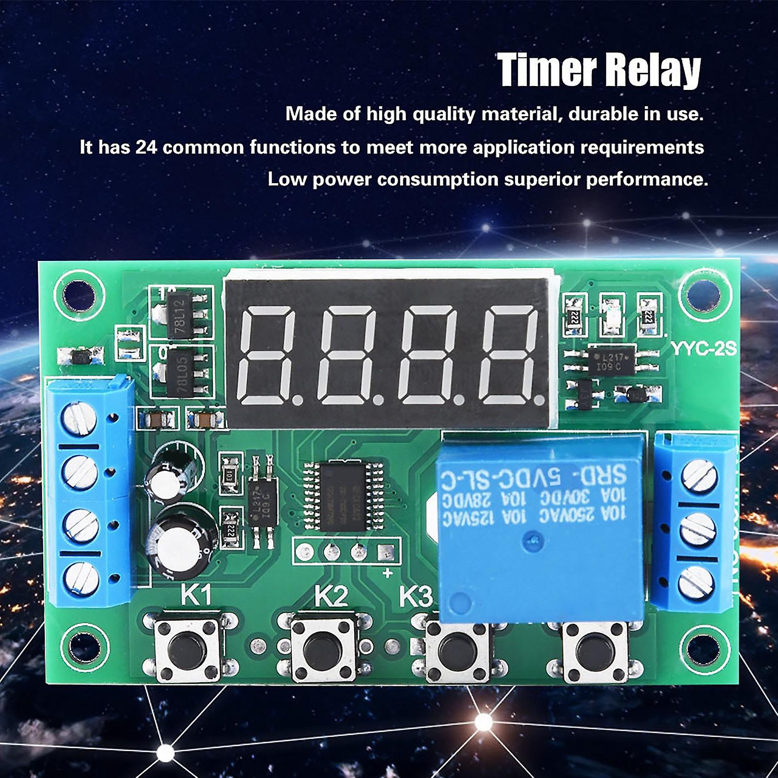 Led Display Adjustable Timer Relay Automation Control Switch Module (5v)