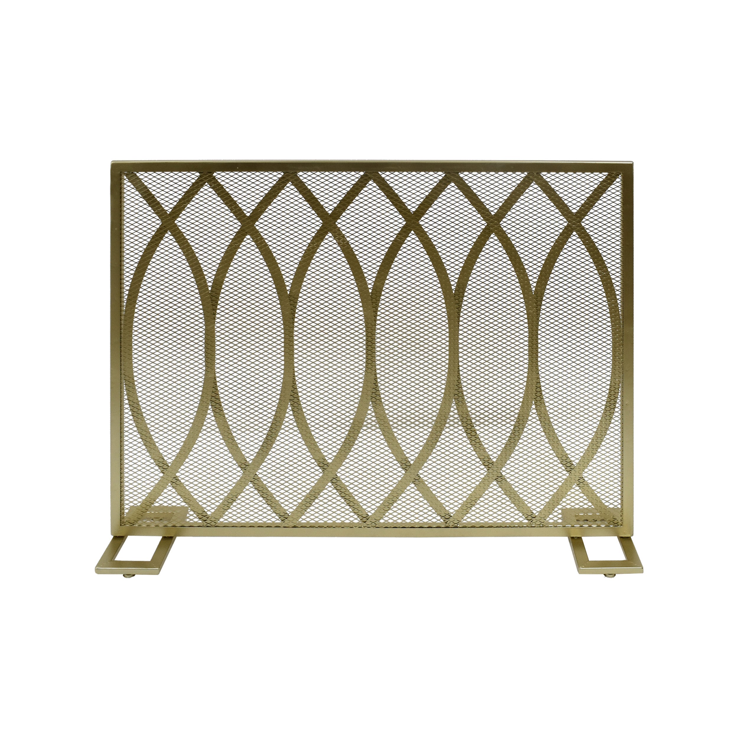 Junior Modern Single PanelIron Firescreen