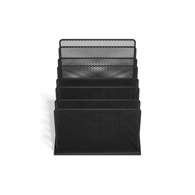 Tru Red 7 Compartment Wire Mesh File Organizer Tr57559 cc