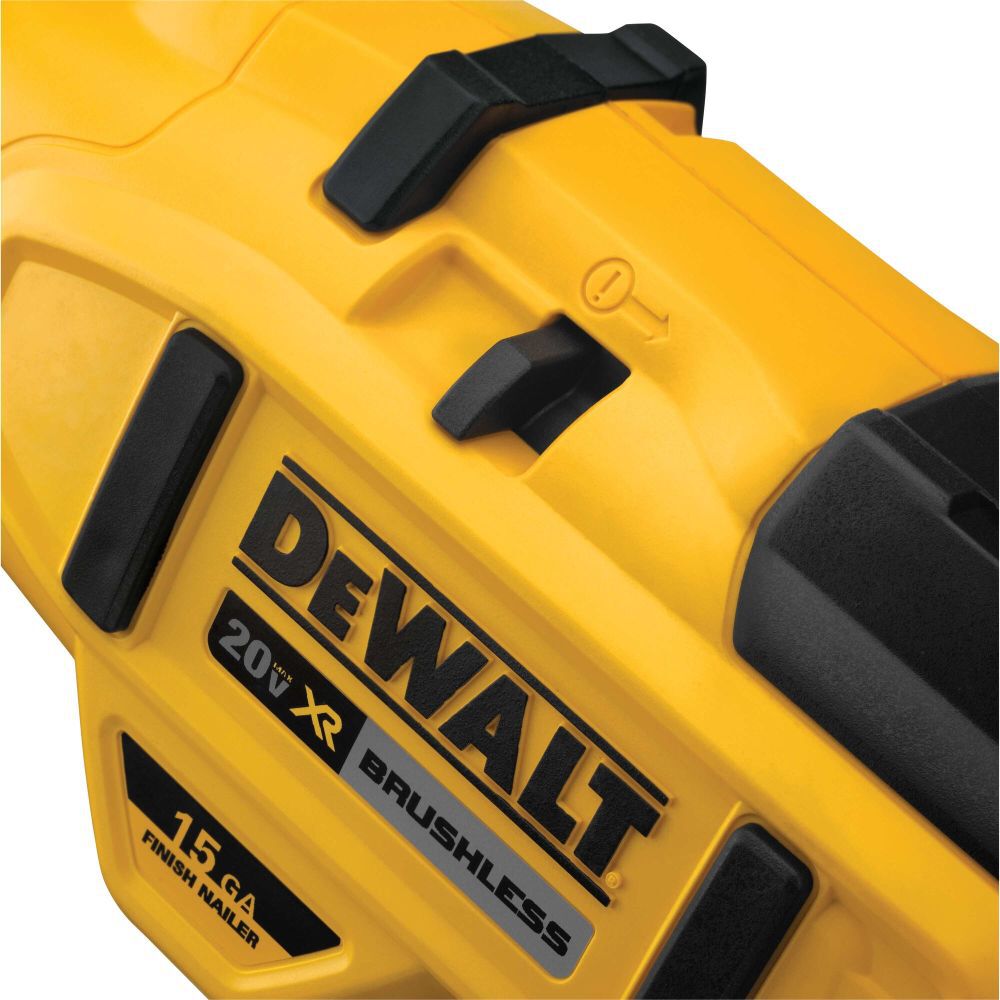 DEWALT 20V MAX* XR 15 GA Angled Finish Nailer - Tool Only DCN650B from DEWALT