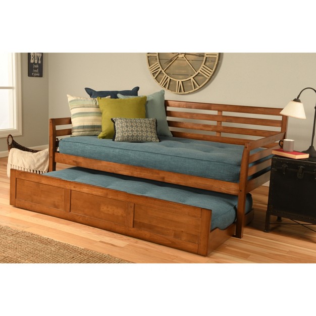 Yorkville Trundle Daybed Barbados aqua Dual Comfort