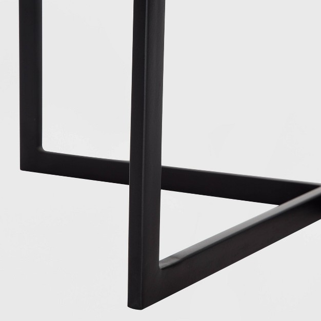 Ludlow Metal Side Table Black Finch