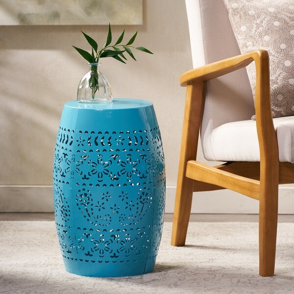 Lace Cut Design Metal Frame SIDE TABLE