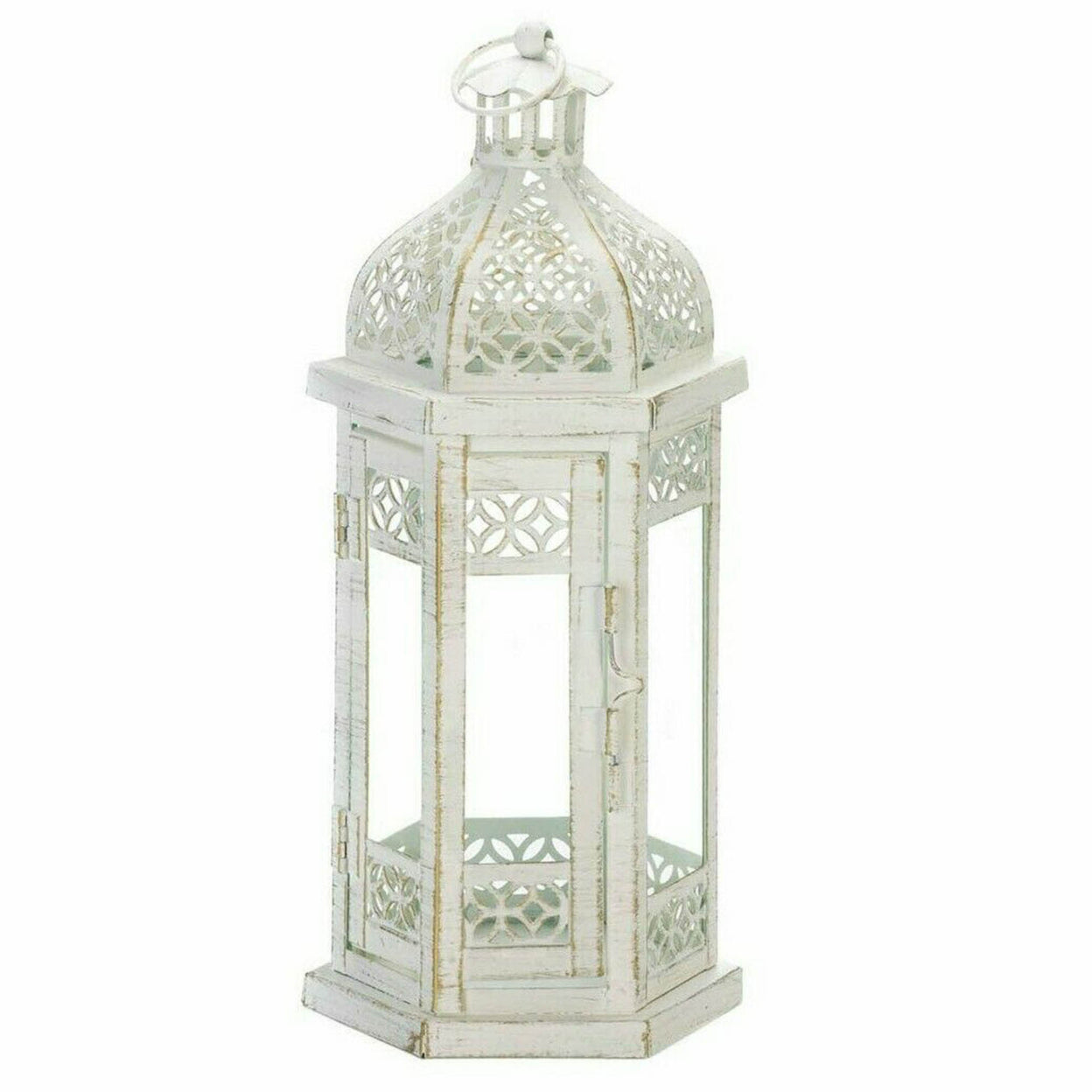 ANTIQUE-STYLE FLORAL LANTERN