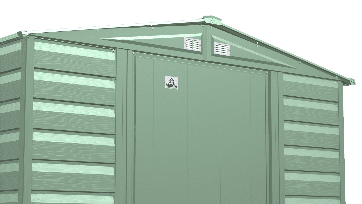 Arrow Select Steel Storage Shed, 6x7, Sage Green