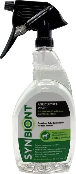 Synbiont Agricultural Wash Ready to Use Pet Cleaner， 32-oz bottle