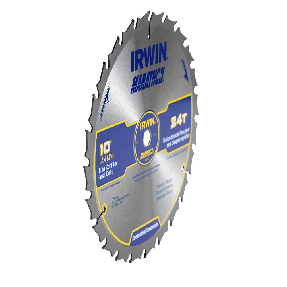 10 In. 24T MARATHON Saw Blade ;