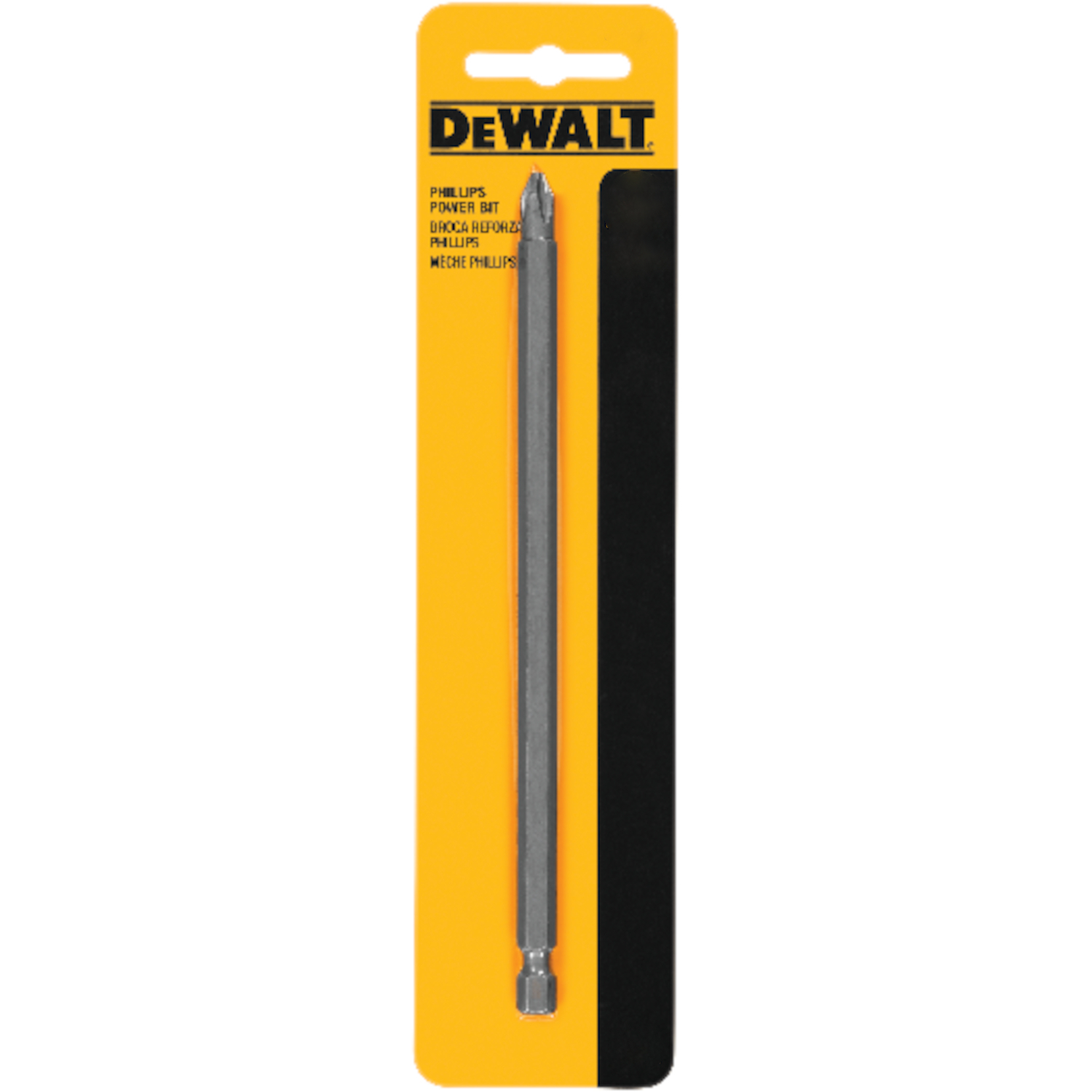 DW Phillips #3 X 6 in. L Screwdriver Bit Heat-Treated Steel 1 pc