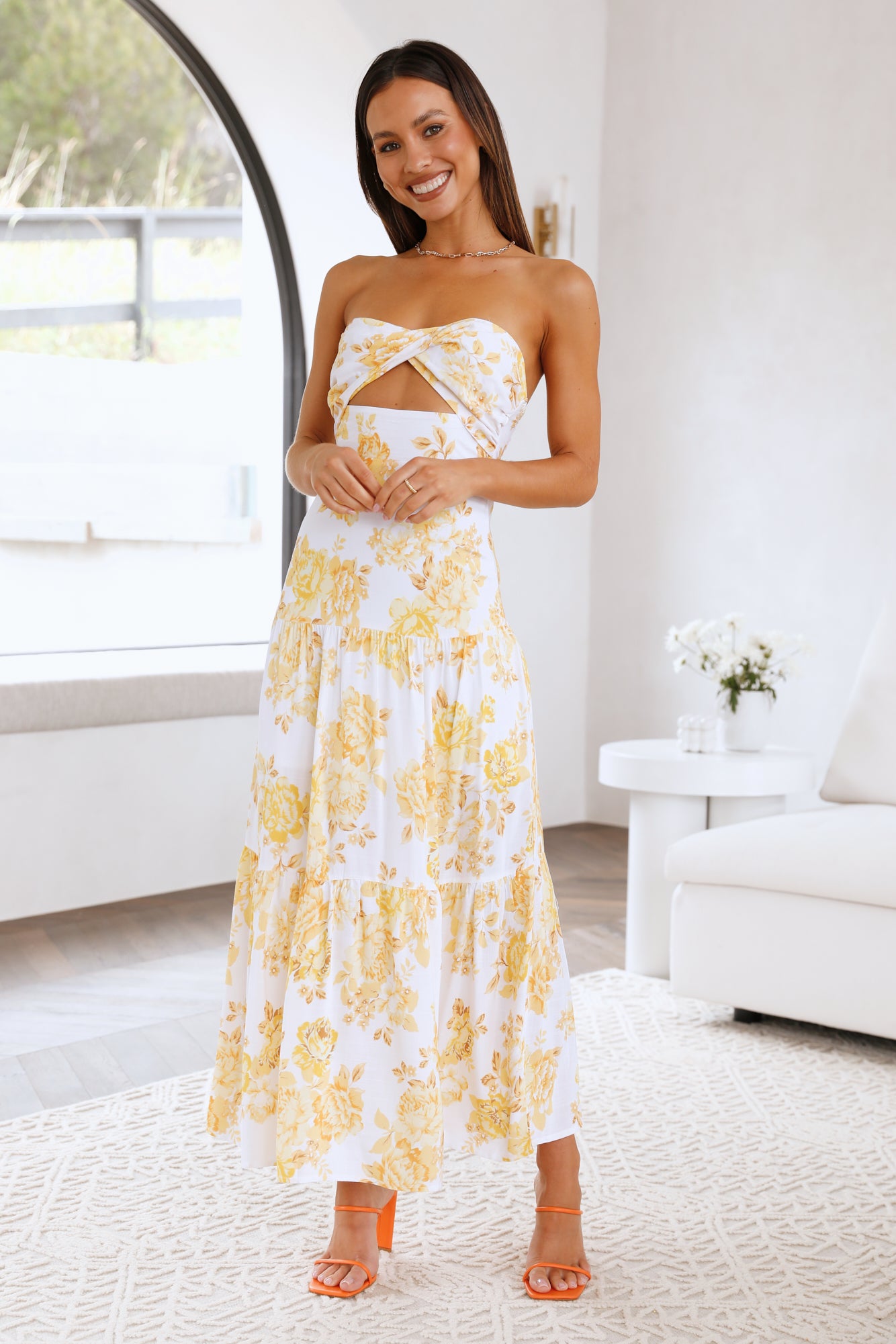 Annita Maxi Dress Yellow