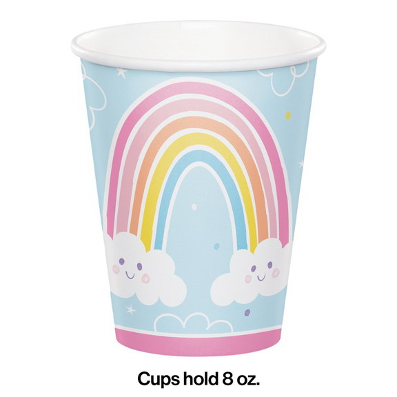 Creative Converting 352007 Happy Rainbow Paper Cup...