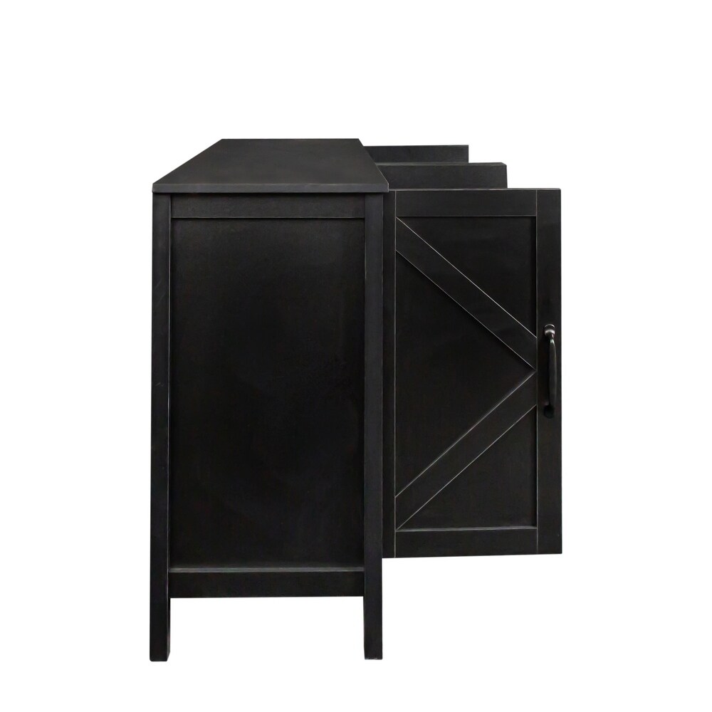 Freestanding Sideboard Storage Cabinet for Living Room Office Bedroom