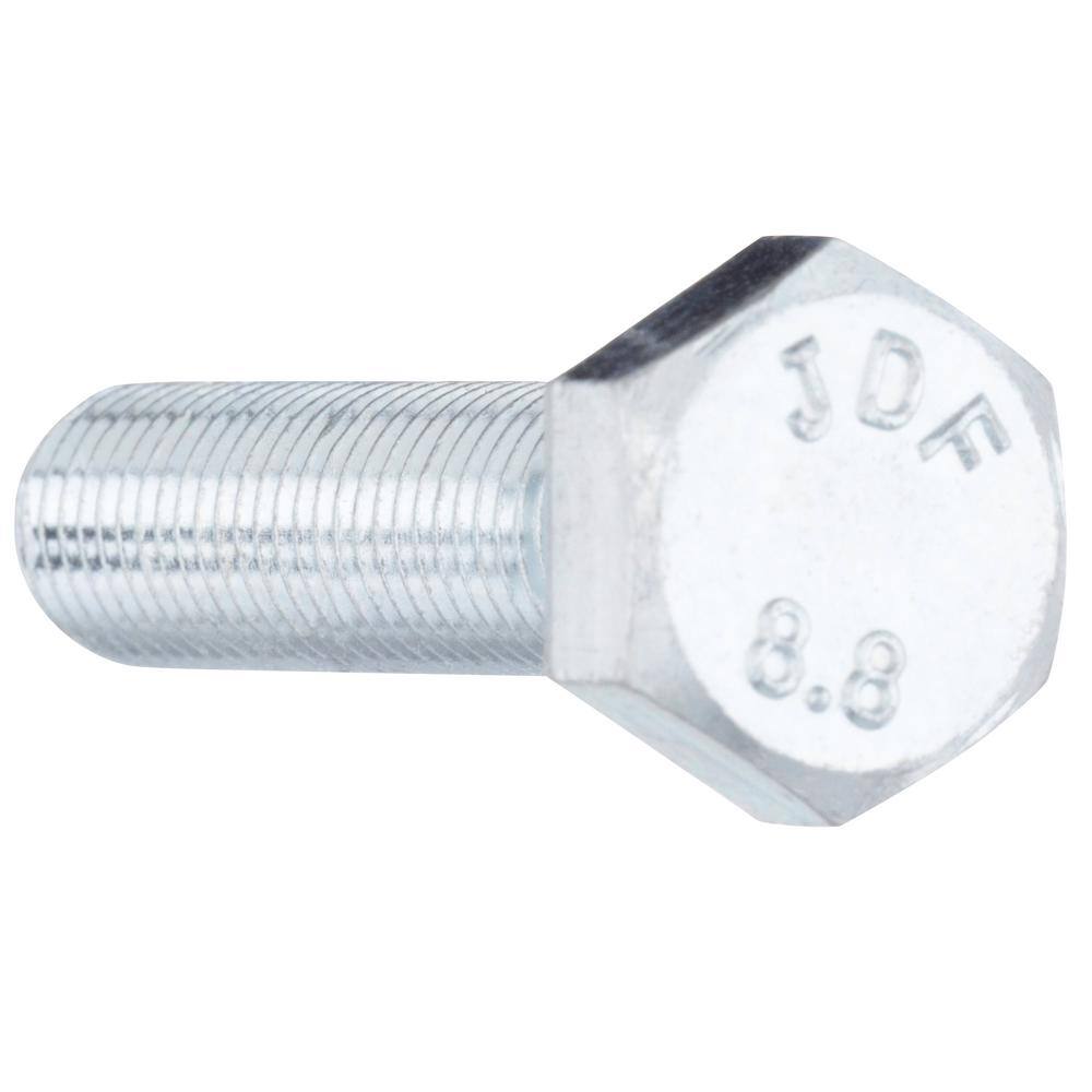 Everbilt M10-1.25 x 40 mm Class 8.8 Zinc Plated Hex Bolt 802148