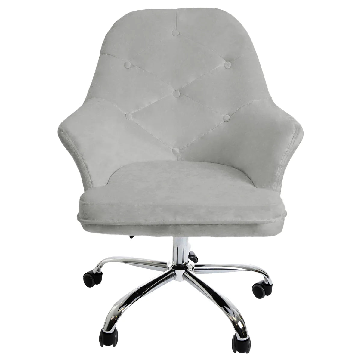 IVFC-TF401S-VGRY | Michelle Tufted Vanity Chair