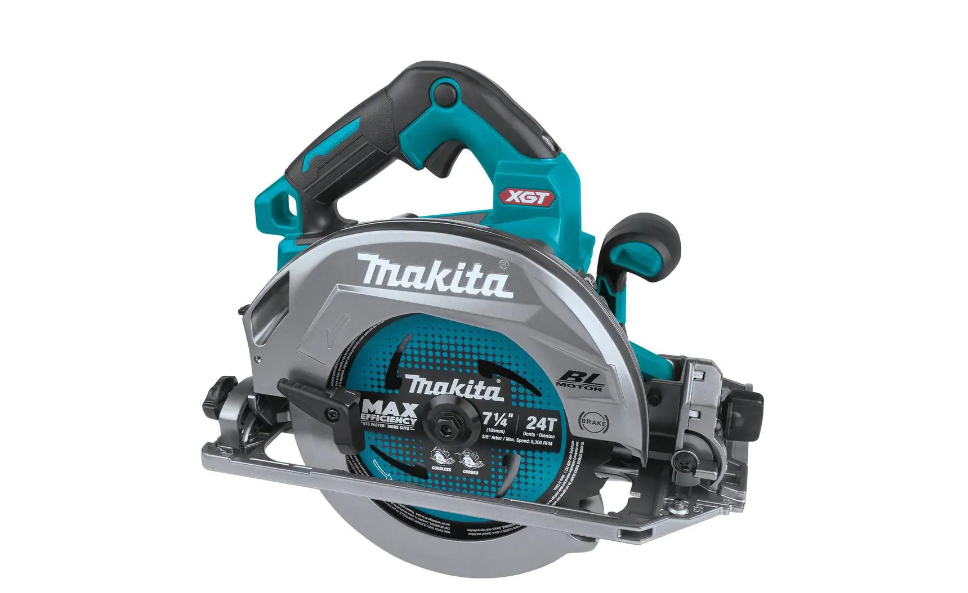 Makita GSH02Z 40V Max XGT Brushless Cordless 7-1/4 in. Circular Saw with Guide Rail Compatible Base， AWS Capable (Tool Only)