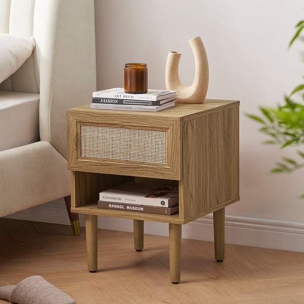 Mopio Haylee Modern Farmhouse Boho Side Table