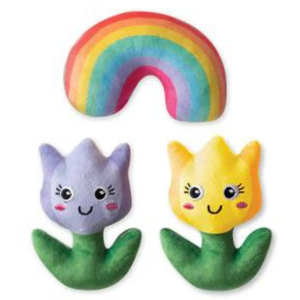 Pet Shop by Fringe Studio Love Blooms 3 Piece Set Small Dog Toy