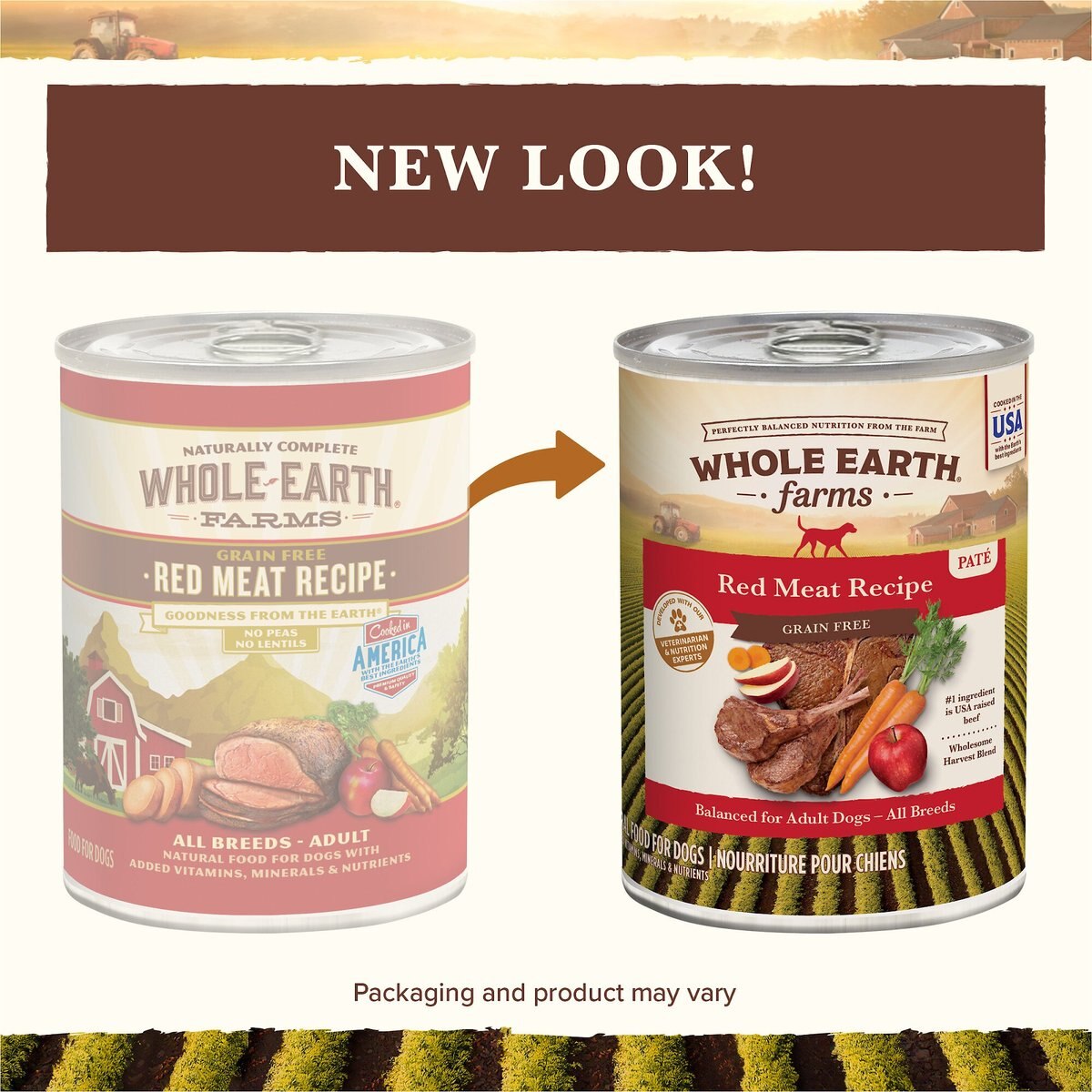 Whole Earth Farms Grain-Free Red Meat Recipe Canned Dog Food