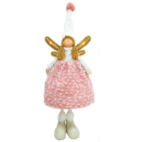 14 inch Standing Pink Whimsy Angel