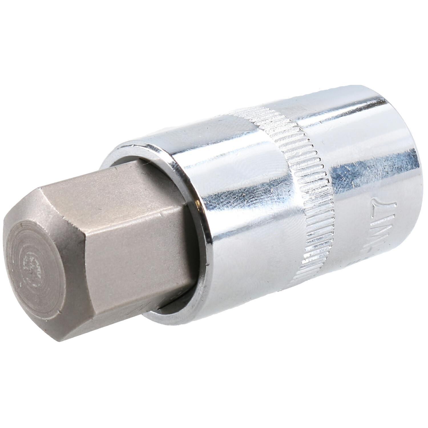 17mm Hex Bit Metric Allen Socket Male 1/2