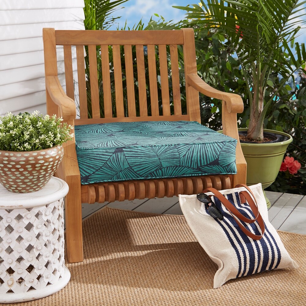 Blue Tropical Corded Indoor/ Outdoor Cushion