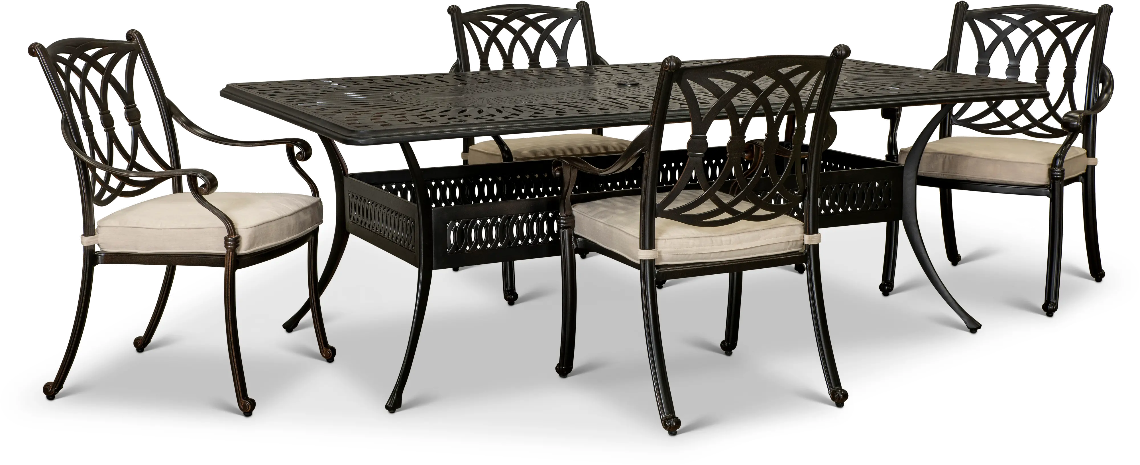 Montreal 5 Piece Outdoor Dining Set