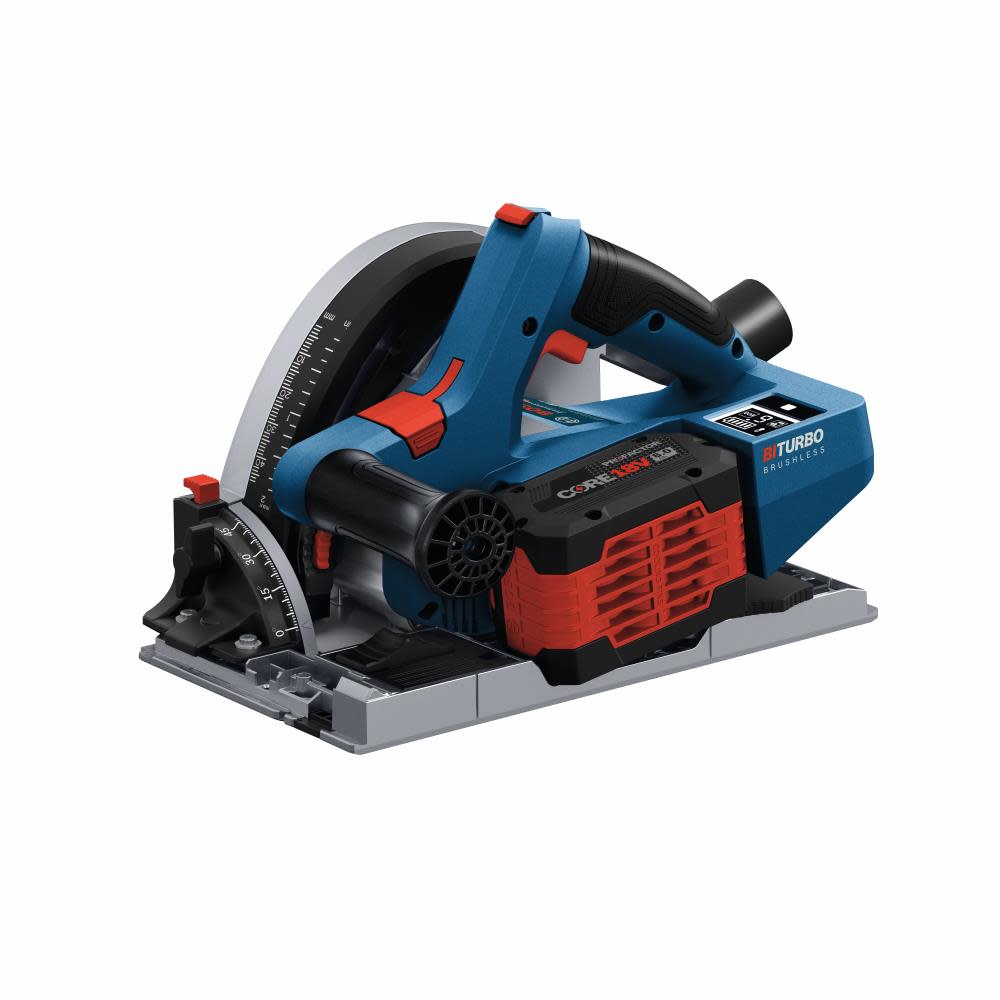 Bosch PROFACTOR 18V Connected-Ready 5-1/2 In. Track Saw Kit with 1 CORE18V 8.0 Ah PROFACTOR Performance Battery ;