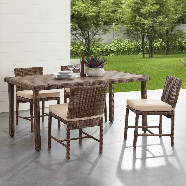 5pc Bradenton Outdoor Steel Dining Set Crosley