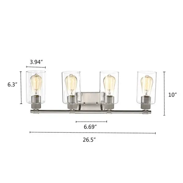 Copper Grove Coloma 4-light Bath/Vanity Fixture