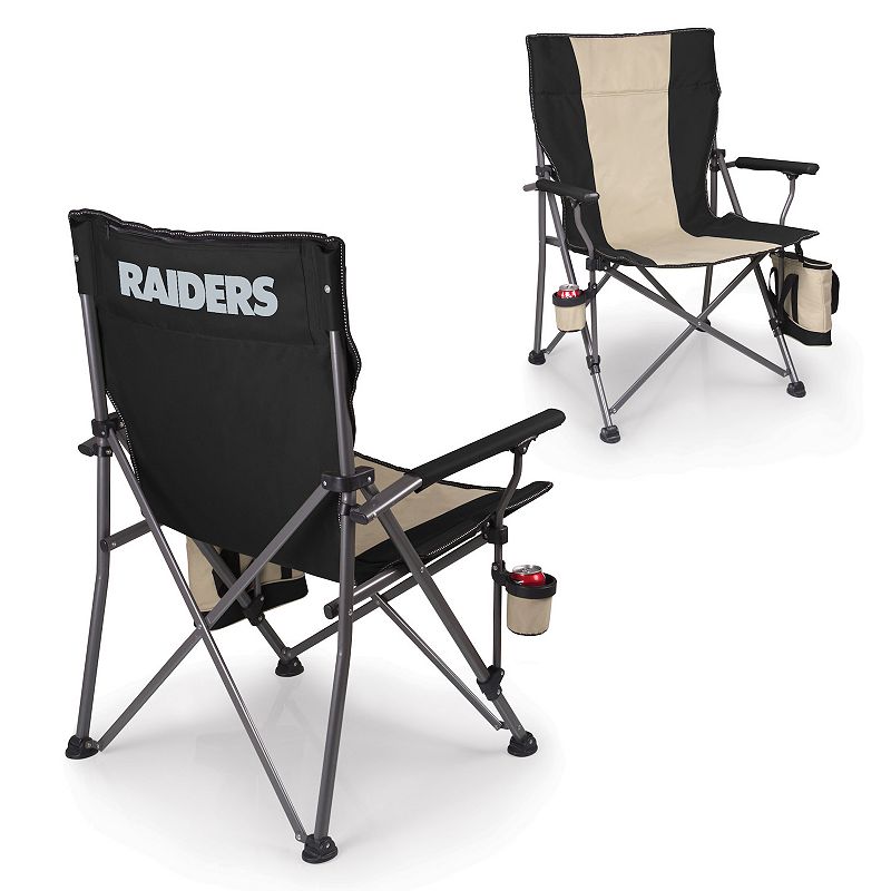 NFL Las Vegas Raiders Big Bear XL Camping Chair with Cooler