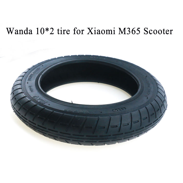 Superbsail EURO Stock Wanda 10 Inch Thicken Outer Tire Inflation Wheel Rubber Tyre Anti skid For M365 Pro 1S Pro 2 Scooter Tire