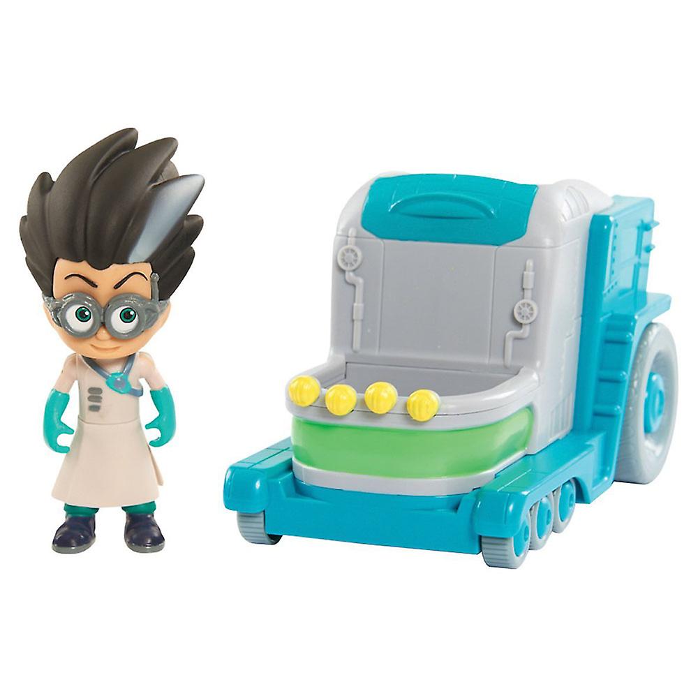 PJ Masks pyjamasheroes vehicle + figure， Romeo ' s Lab