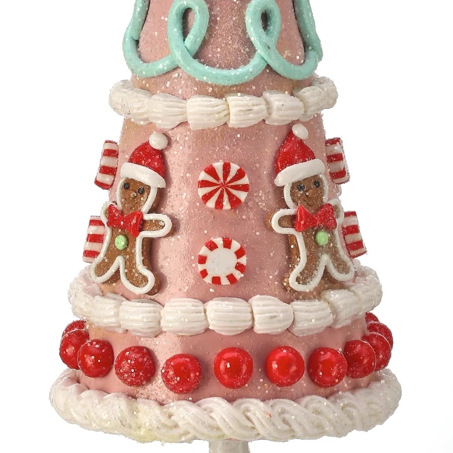 13 Ice Cream Cone Gingerbread Candy Tree