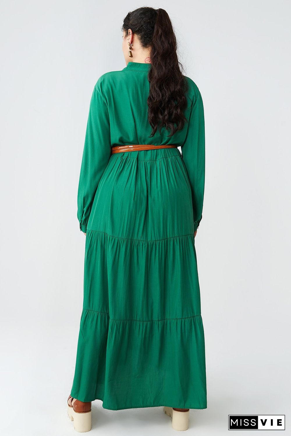 Forest Maxi Dress(Without belt) P12062