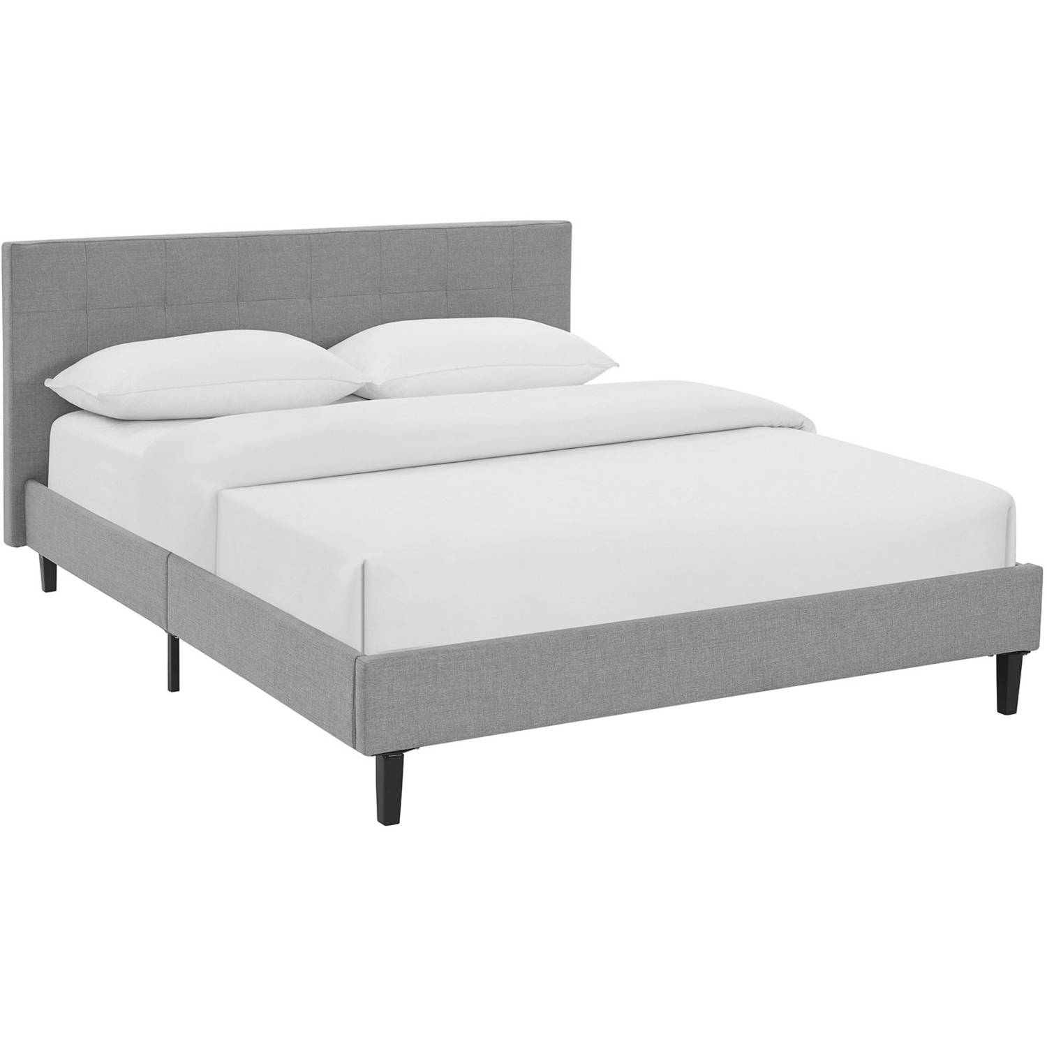 Modway Linnea Platform Bed, Multiple Sizes and Colors