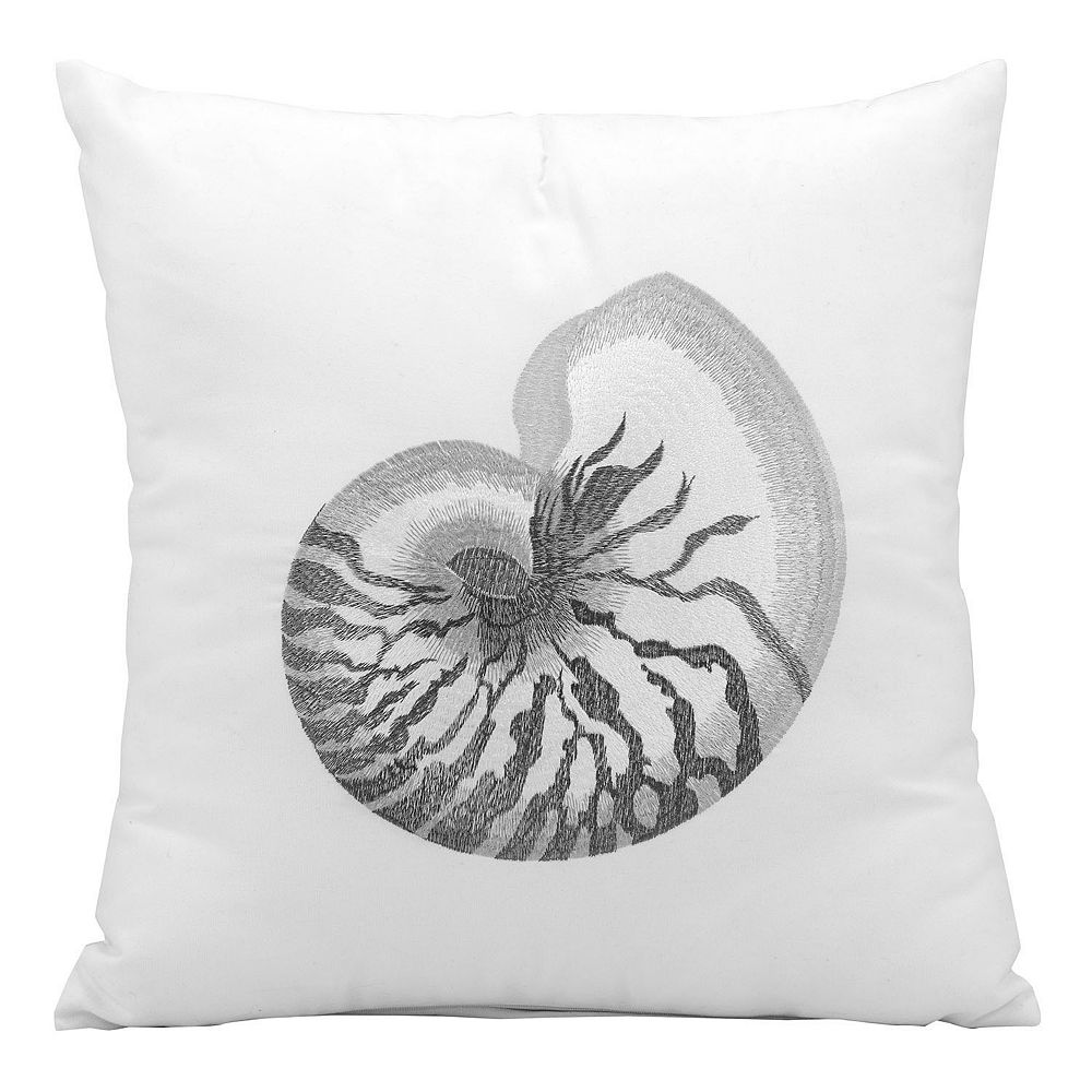 Mina Victory Seashell Outdoor Throw Pillow