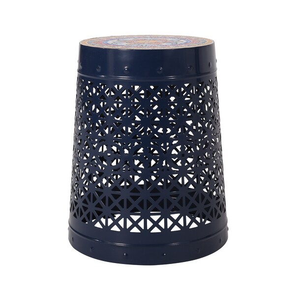 Lace Cut Design Metal Frame SIDE TABLE