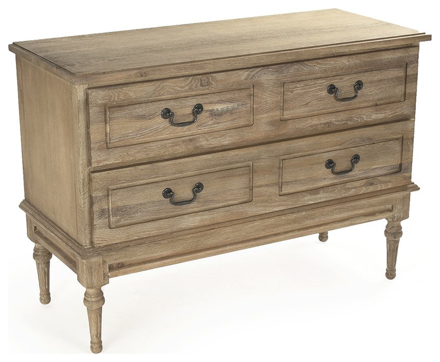 L  x27angley Chest  Limed Gray Oak   French Country   Accent Chests And Cabinets   by Nook  ampCottage  Houzz