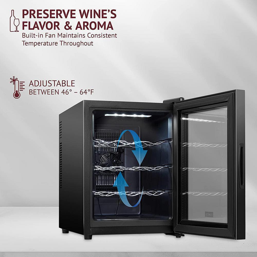 Schmecke Thermoelectric 12Bottle Free Standing Wine Cooler