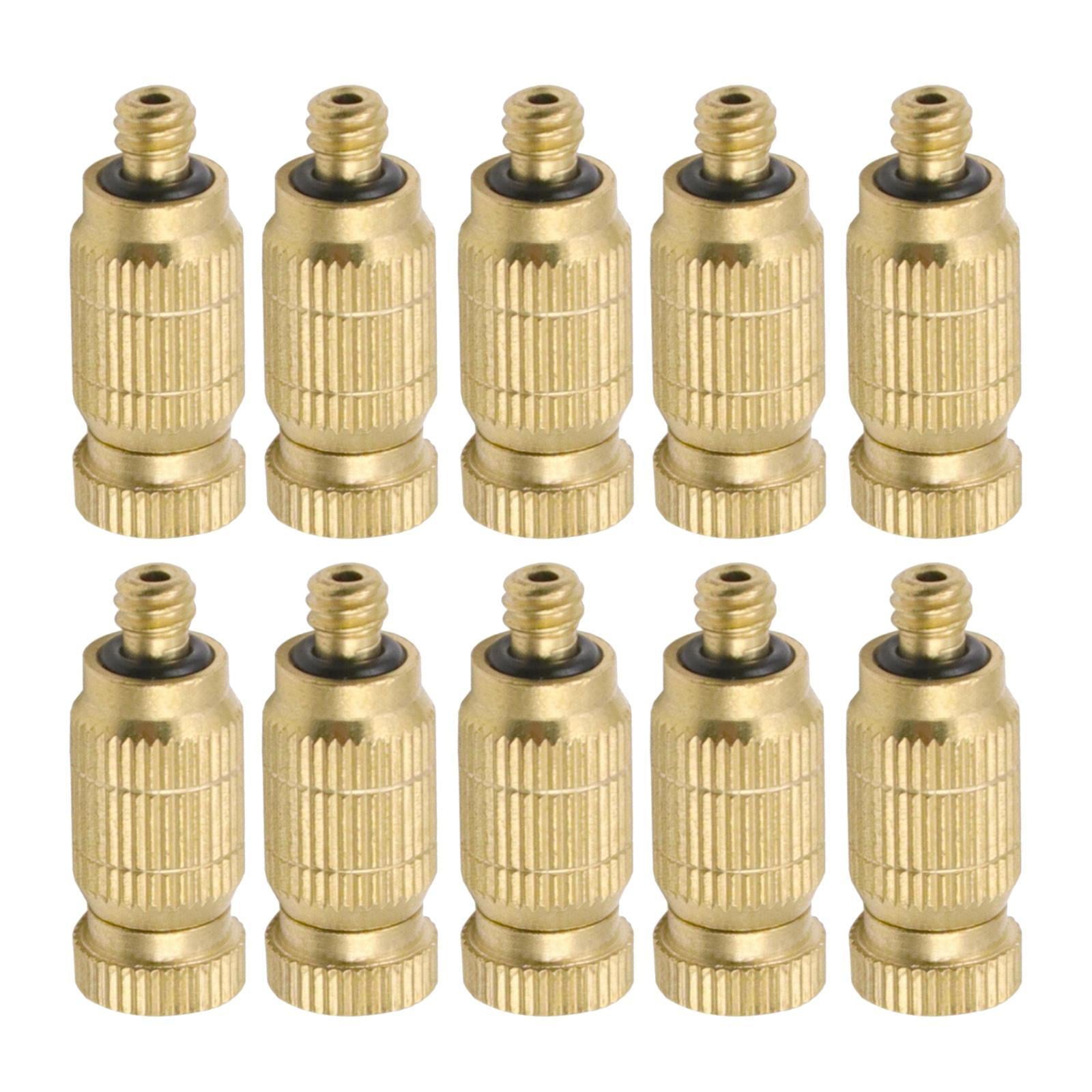 Brass Misting Nozzle Spray Head Garden Cooling System Sprinklers 0.2mm