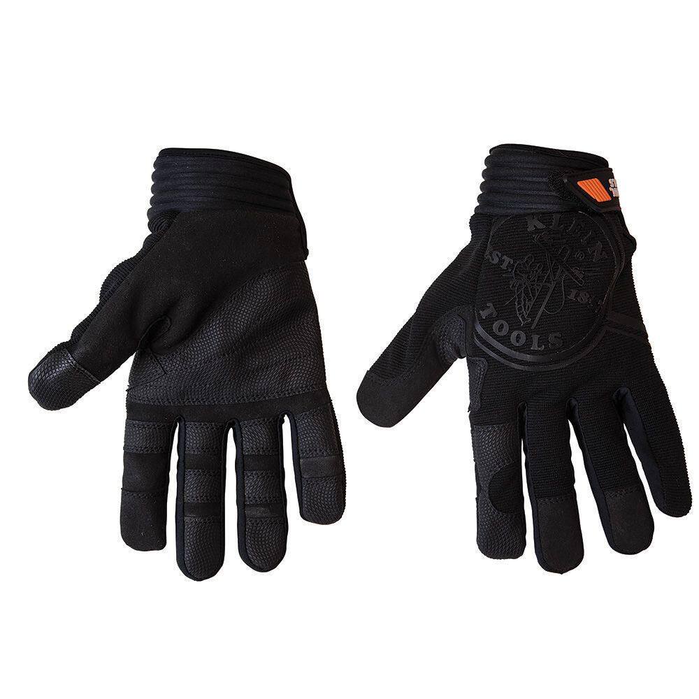 Klein Tools Journeyman Large Black Wire Pulling Gloves 40233